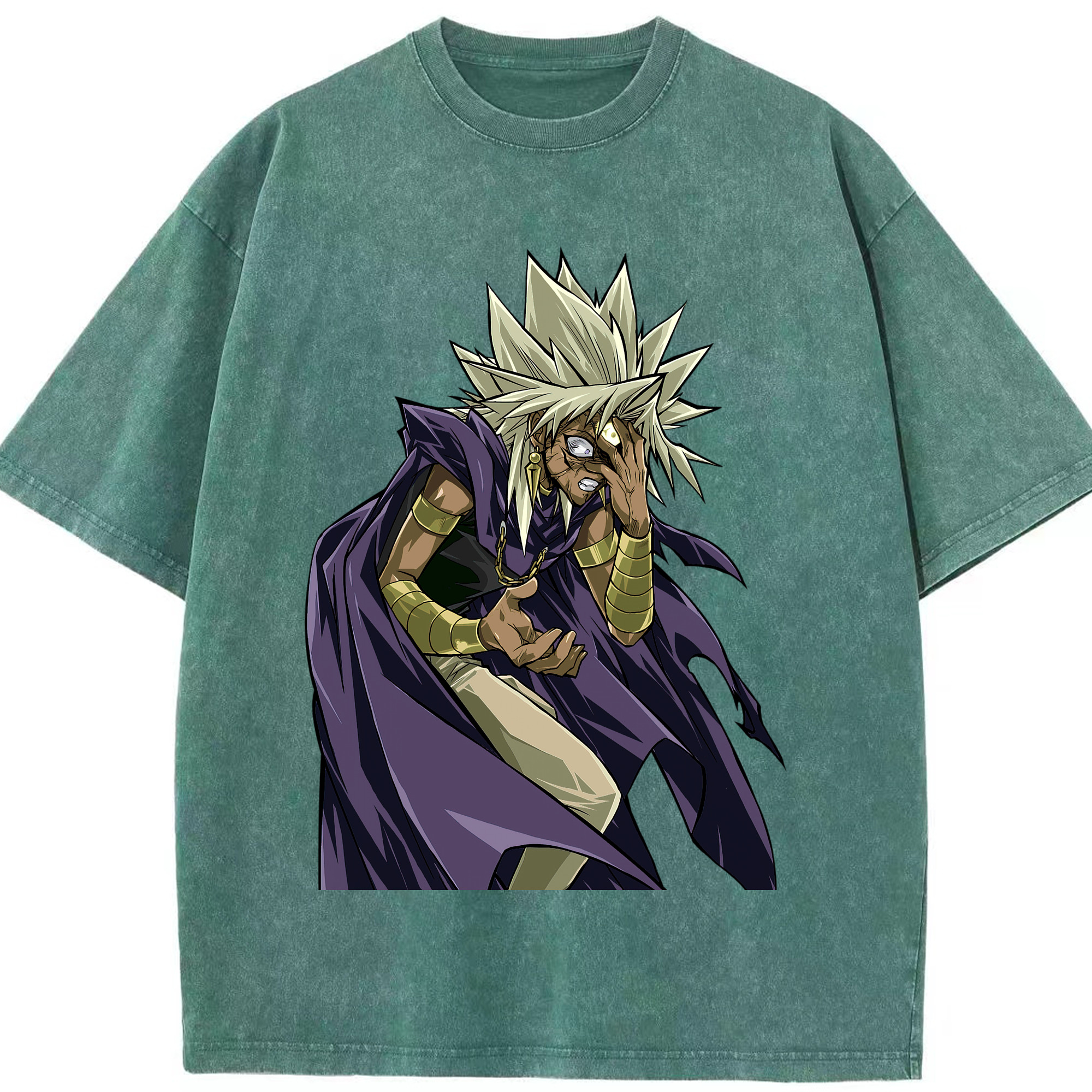 （画像用） 遊☆戯☆王 Yu-Gi-Oh! 綿100% ヴィンテージ風 半袖Tシャツ（フロントプリント）